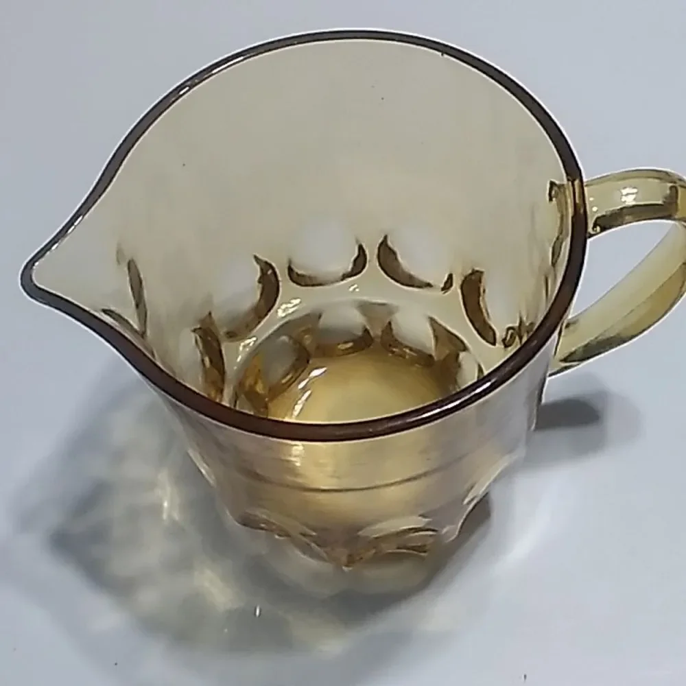 Yellow  Glass Pitcher